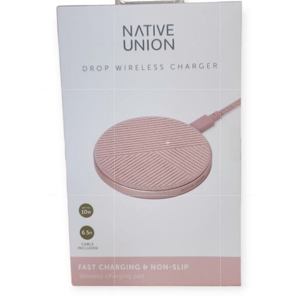 Native Union Drop Wireless Charger – Pink – NWT - Picture 3 of 3